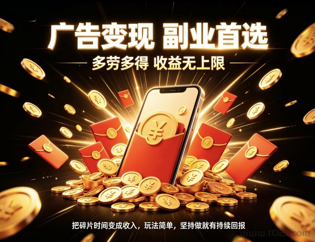 首码趣享看广告长久稳定蓝海赛道收益靠谱